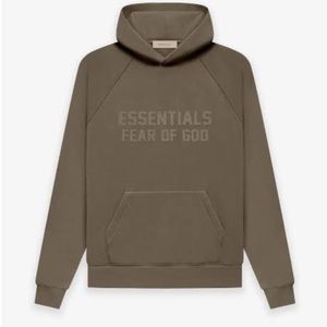 Essentials Fear of God wood hoodie